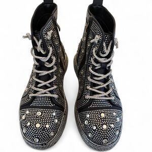 Azalea-wang Women's Black and Navy Boots